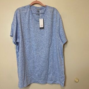 Men's Light Blue Heather Tee by Cutter & Buck. Size XXL. NWT.